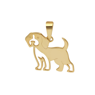 Pingente Pet Beagle Ouro 18k