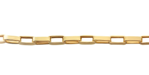 Pulseira Malha Cartier de 21cm Grossa Ouro 18k