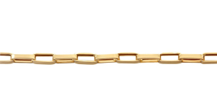 Corrente Malha Cartier 60cm Médio Ouro 18k